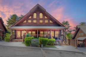 2 Miles from Dollywood Family Resort with Seasonal Outdoor Swimming Pool, Year around Heated Indoor Swimming Pool, Townhome Style Cabin, Private Hot Tub, Arcade, TV, Wifi, Kitchen with Refrigerator, W